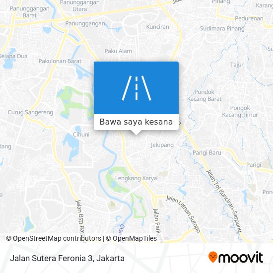 Peta Jalan Sutera Feronia 3