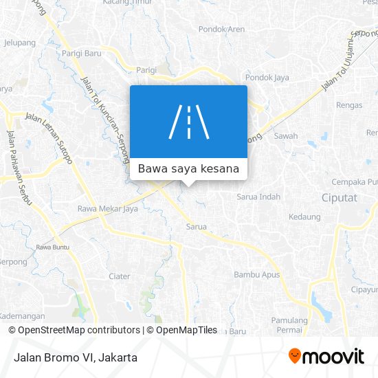 Peta Jalan Bromo VI