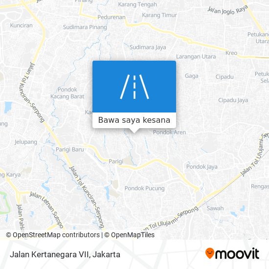 Peta Jalan Kertanegara VII