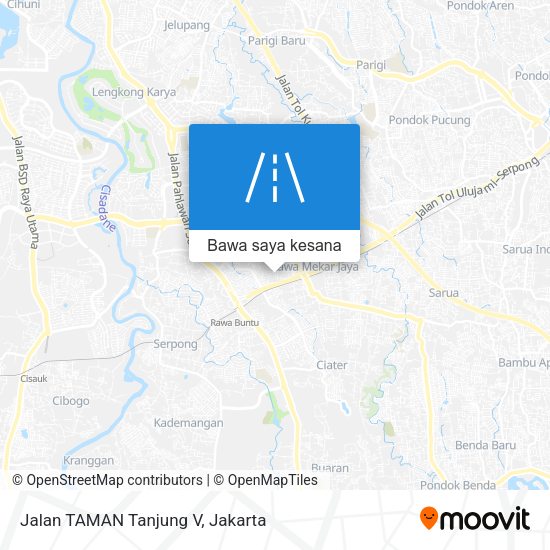 Peta Jalan TAMAN Tanjung V