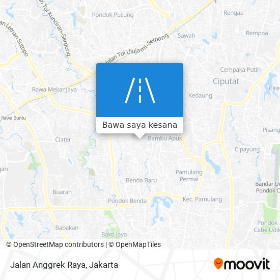 Peta Jalan Anggrek Raya