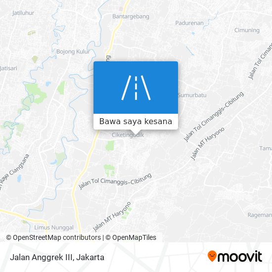 Peta Jalan Anggrek III