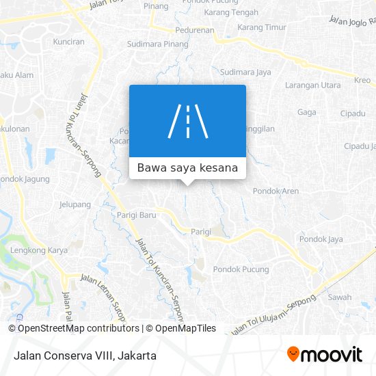 Peta Jalan Conserva VIII