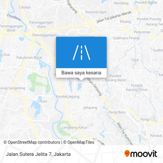 Peta Jalan Sutera Jelita 7