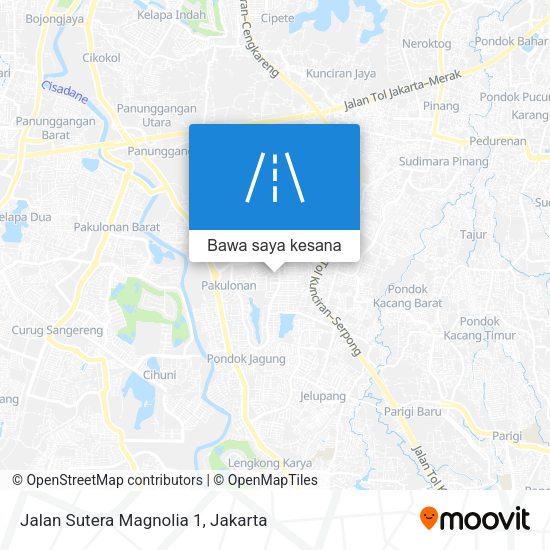 Peta Jalan Sutera Magnolia 1