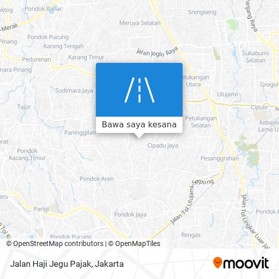 Peta Jalan Haji Jegu Pajak