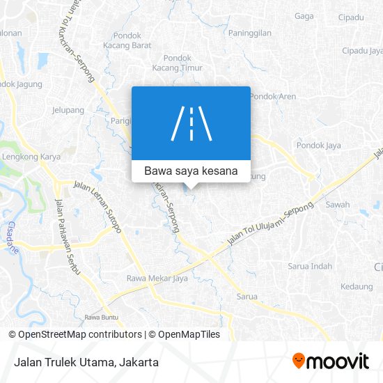 Peta Jalan Trulek Utama