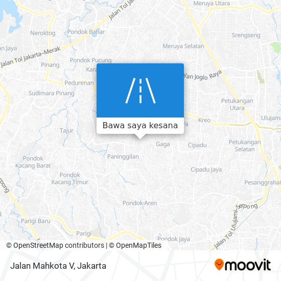 Peta Jalan Mahkota V