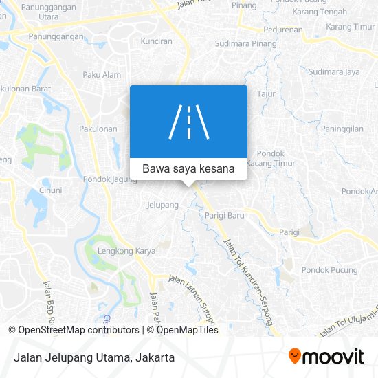 Peta Jalan Jelupang Utama