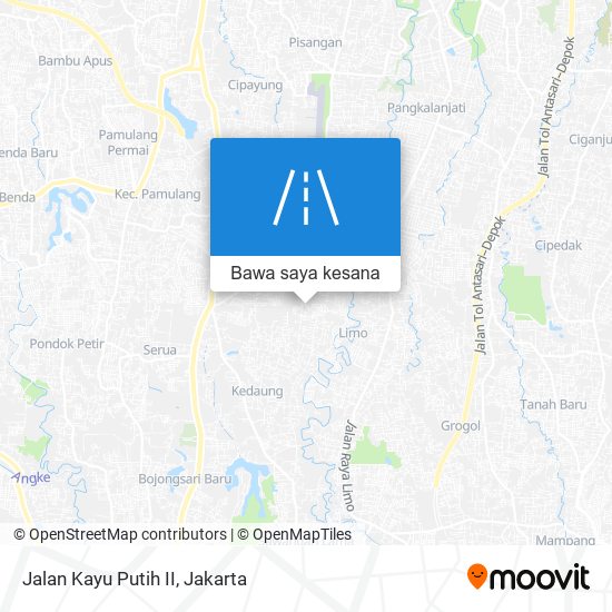 Peta Jalan Kayu Putih II