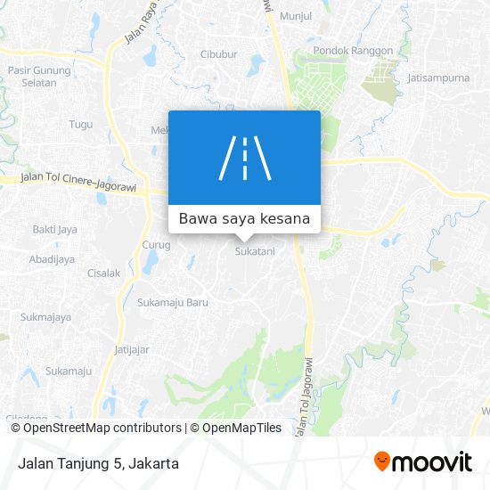 Peta Jalan Tanjung 5