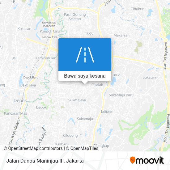 Peta Jalan Danau Maninjau III