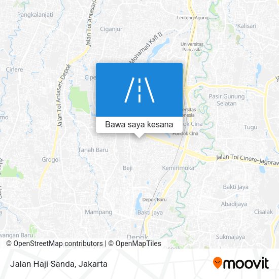 Peta Jalan Haji Sanda