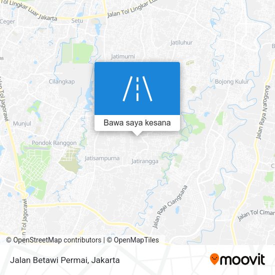 Peta Jalan Betawi Permai
