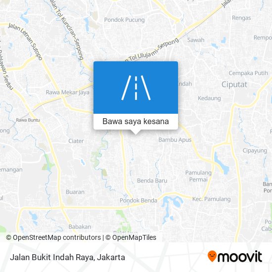 Peta Jalan Bukit Indah Raya