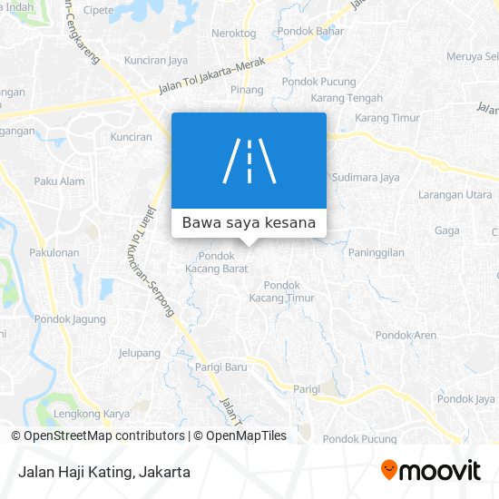 Peta Jalan Haji Kating