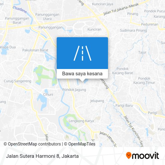 Peta Jalan Sutera Harmoni 8