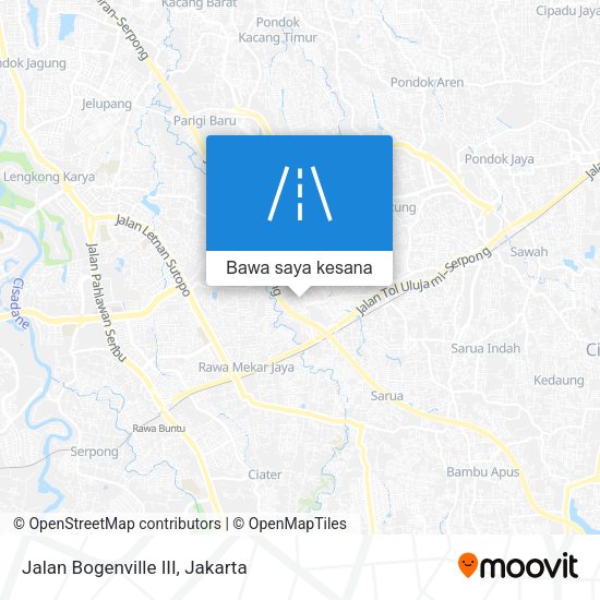 Peta Jalan Bogenville III