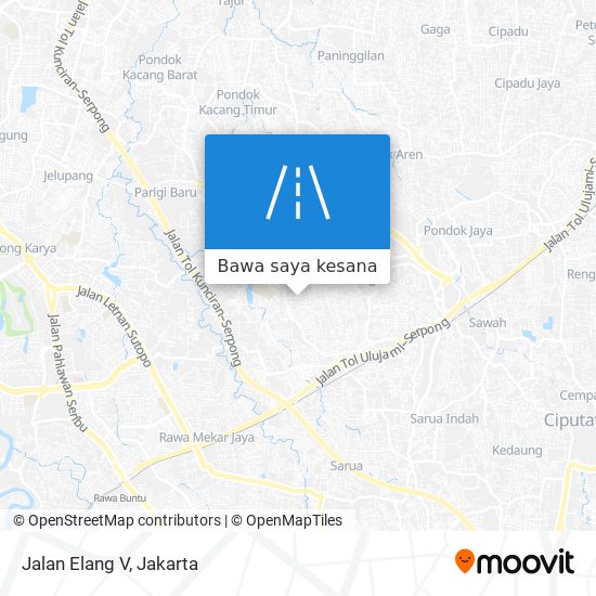 Peta Jalan Elang V