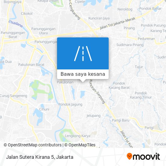 Peta Jalan Sutera Kirana 5