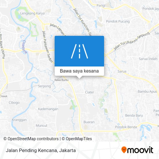 Peta Jalan Pending Kencana