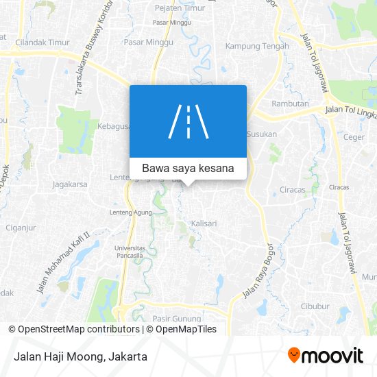 Peta Jalan Haji Moong