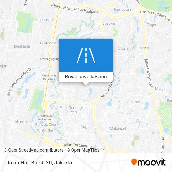 Peta Jalan Haji Balok XII
