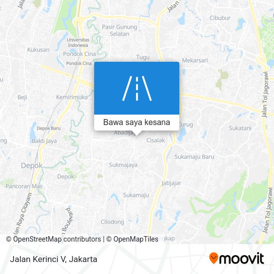 Peta Jalan Kerinci V