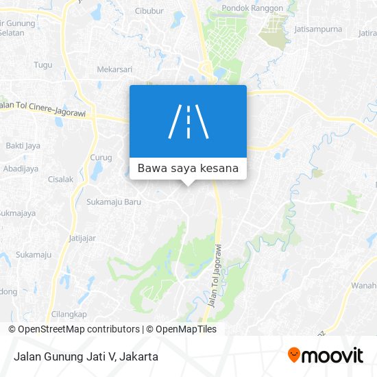 Peta Jalan Gunung Jati V