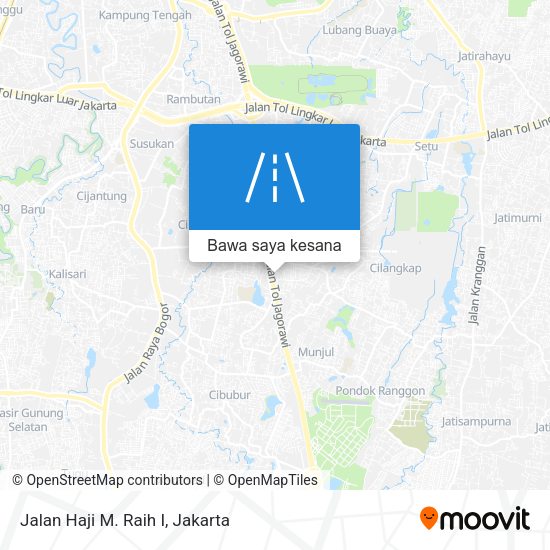 Peta Jalan Haji M. Raih I