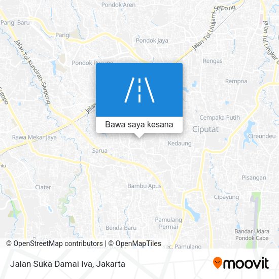 Peta Jalan Suka Damai Iva