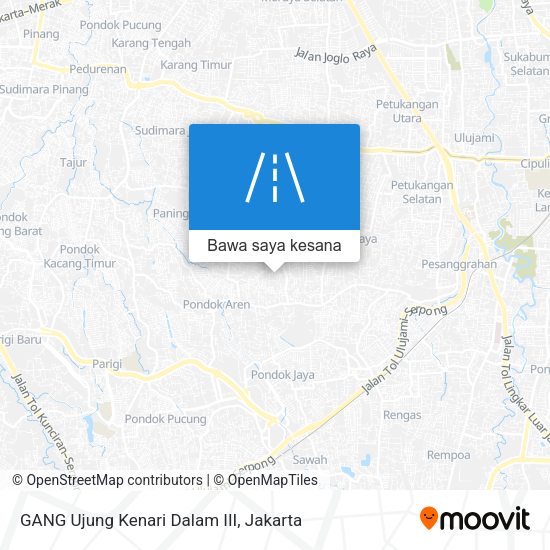 Peta GANG Ujung Kenari Dalam III