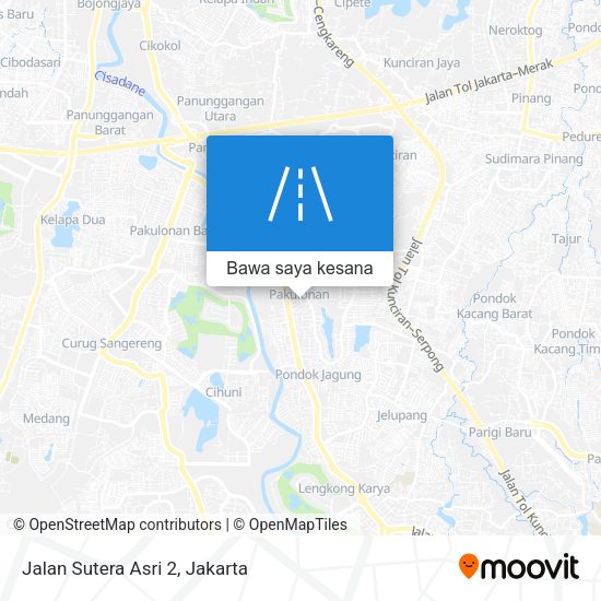 Peta Jalan Sutera Asri 2