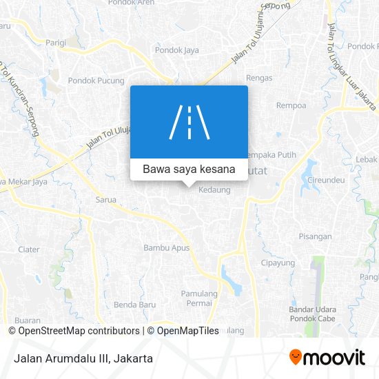 Peta Jalan Arumdalu III