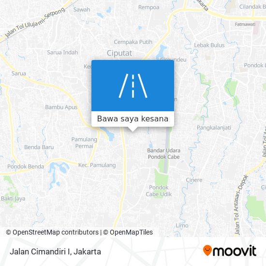 Peta Jalan Cimandiri I