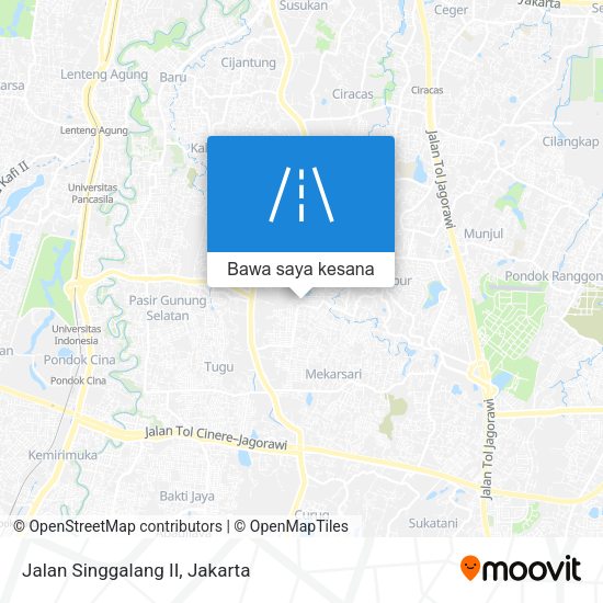 Peta Jalan Singgalang II