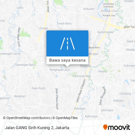 Peta Jalan GANG Sirih Kuning 2