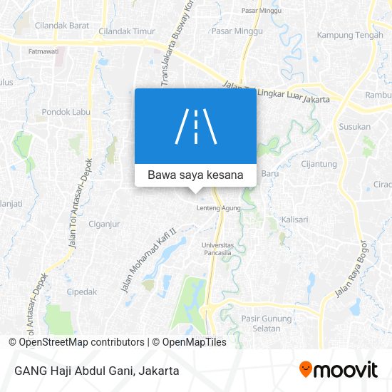 Peta GANG Haji Abdul Gani