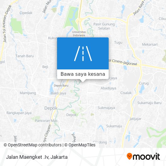 Peta Jalan Maengket .Iv