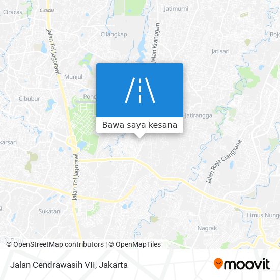 Peta Jalan Cendrawasih VII