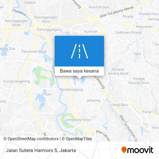 Peta Jalan Sutera Harmoni 5