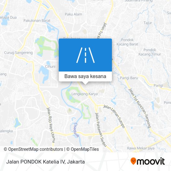 Peta Jalan PONDOK Katelia IV