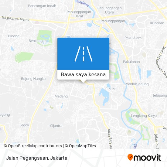 Peta Jalan Pegangsaan