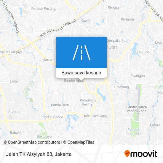 Peta Jalan TK Aisyiyah 83