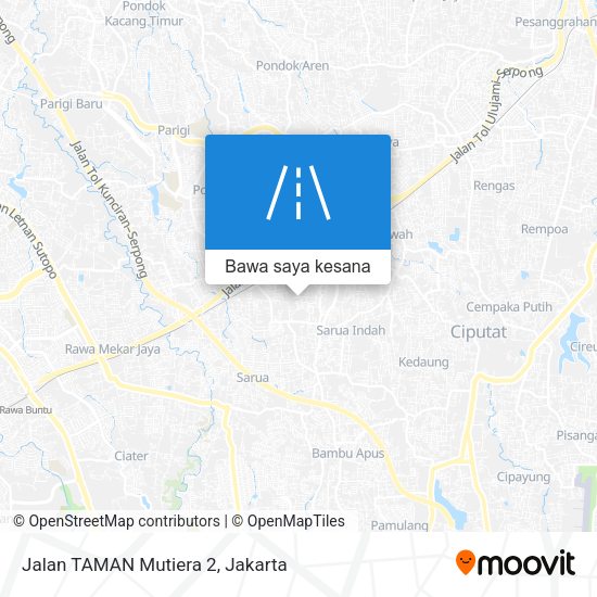 Peta Jalan TAMAN Mutiera 2