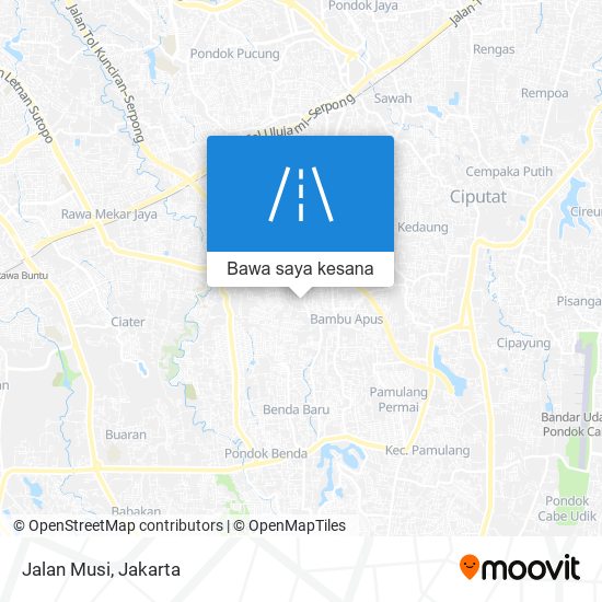 Peta Jalan Musi