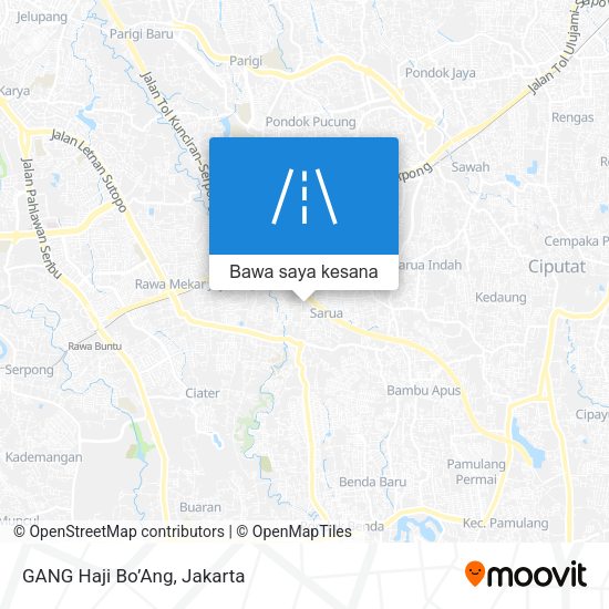 Peta GANG Haji Bo’Ang
