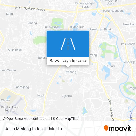 Peta Jalan Medang Indah II