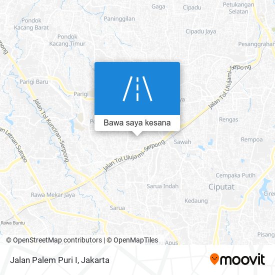 Peta Jalan Palem Puri I