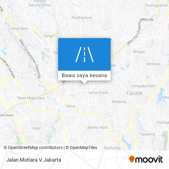 Peta Jalan Mutiara V